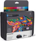 Winsor & Newton ProMarker Set 24 Count - Vibrant Dual-Tip Markers