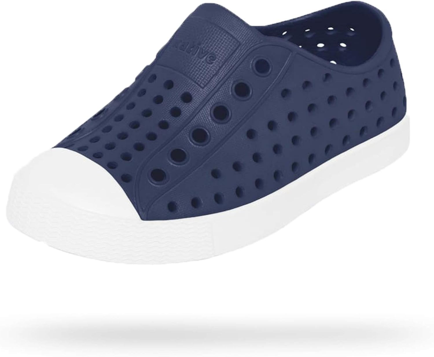Blue Jefferson Regatta Slip-On Shoes for Kids by Native Shoes
