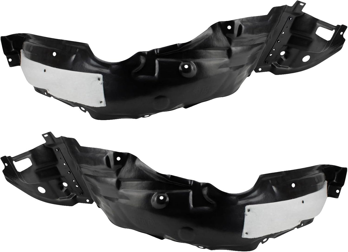TRQ Front Inner Fender Liner Set for 2014-2016 Toyota Corolla