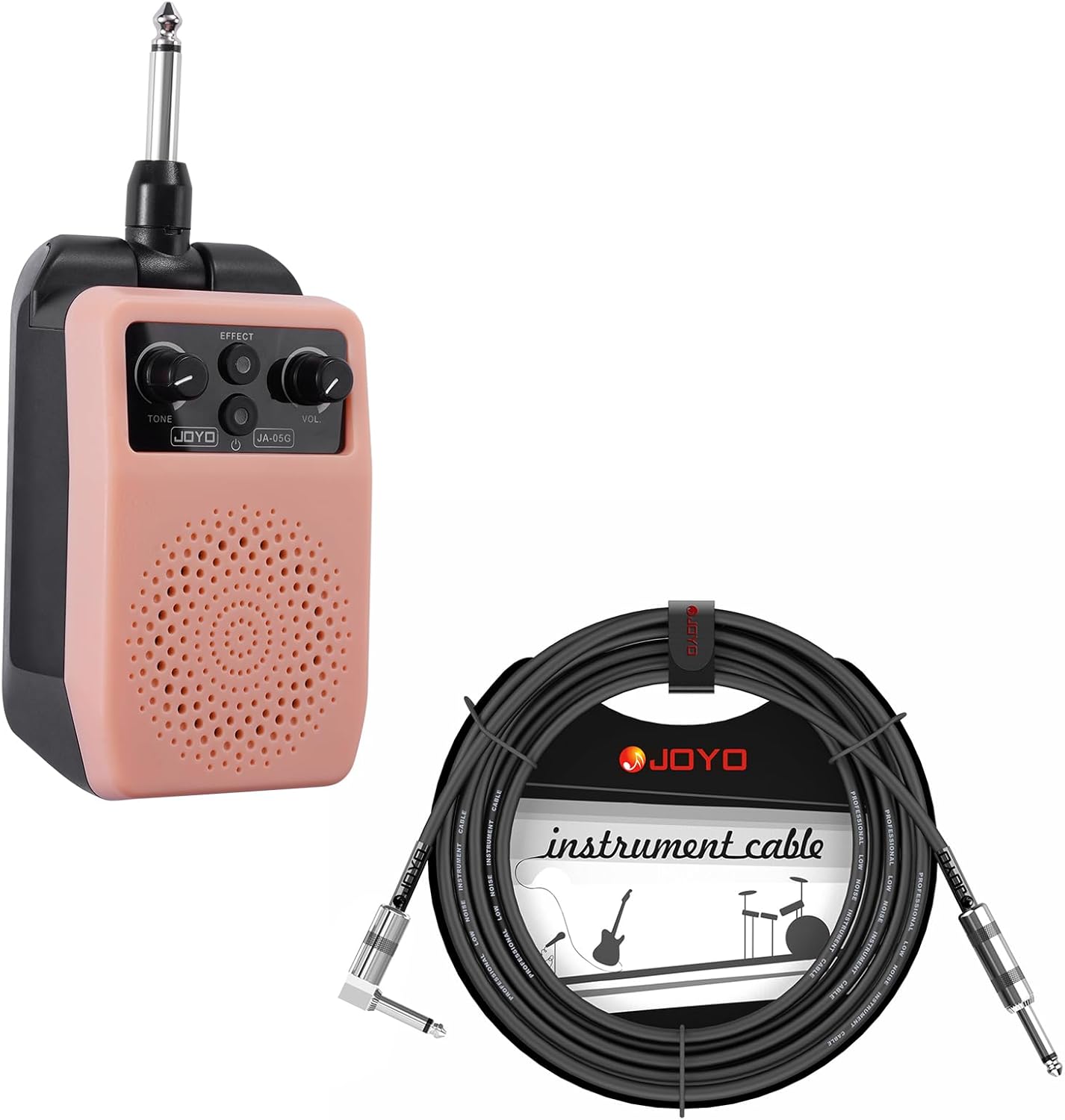 JOYO Small 5W Portable Guitar Amp Bundle - Enhanced Practice Performance!