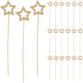 Golden Star Cocktail Picks - Festive Party Decor!