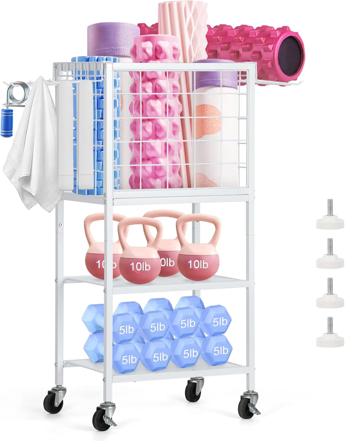 NORCEESAN Weight Rack: Home Gym Storage Solution