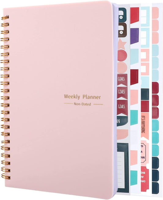 Get Organized & Stay on Track with Pink Weekly Planner