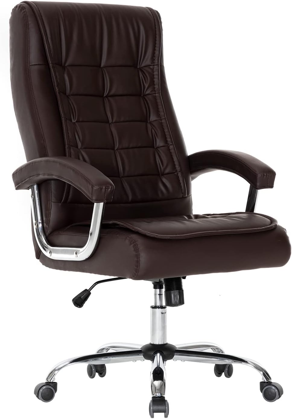 Executive Office Chair High Back Adjustable Leather Comfort