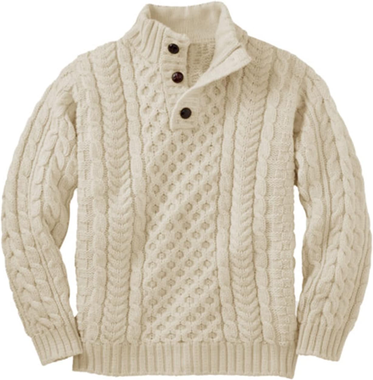 Makkrom Kids Mock Neck Pullover Sweater for Boys - Stylish & Cozy