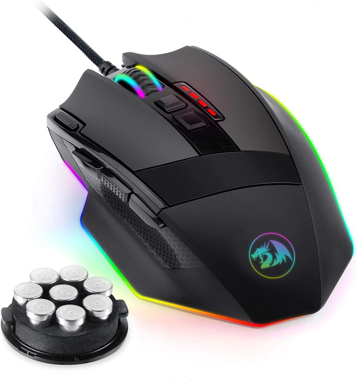 Redragon M801 Gaming Mouse - 16000 DPI & 9 Programmable Buttons