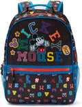 Mickey Mouse Letters Kids Backpack - Durable School Bag with Pockets