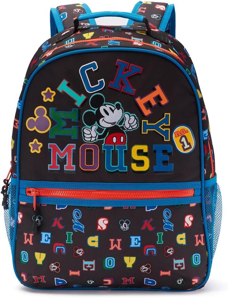 Mickey Mouse Letters Backpack - Stylish Kids School Bag