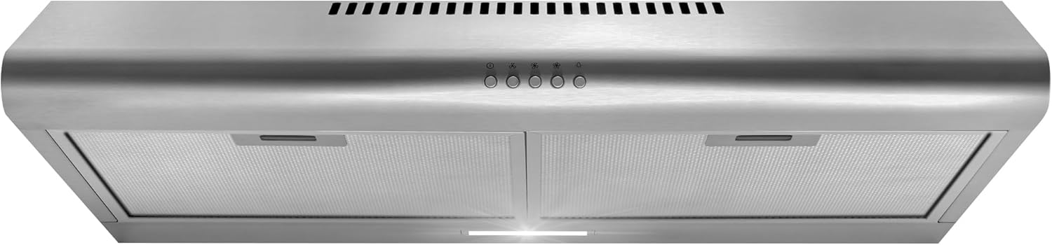 COSMO 30 in. Delta Collection Ducted Under Cabinet Range Hood