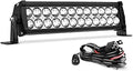 LED Light Bar 16 in 144W Work Light - Bright 4D Spot Flood Combo