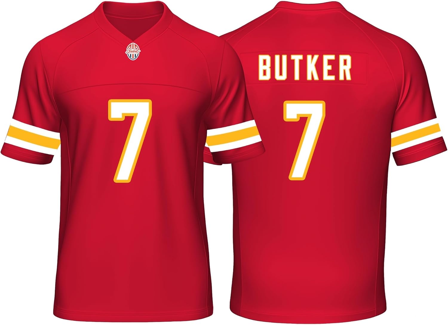 Custom Mens/Youth Football Stitched T-Shirt for Sports Fans