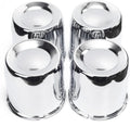 RTrhinoTuning 5.15in Trailer Wheel Center Caps - Chrome Push Through