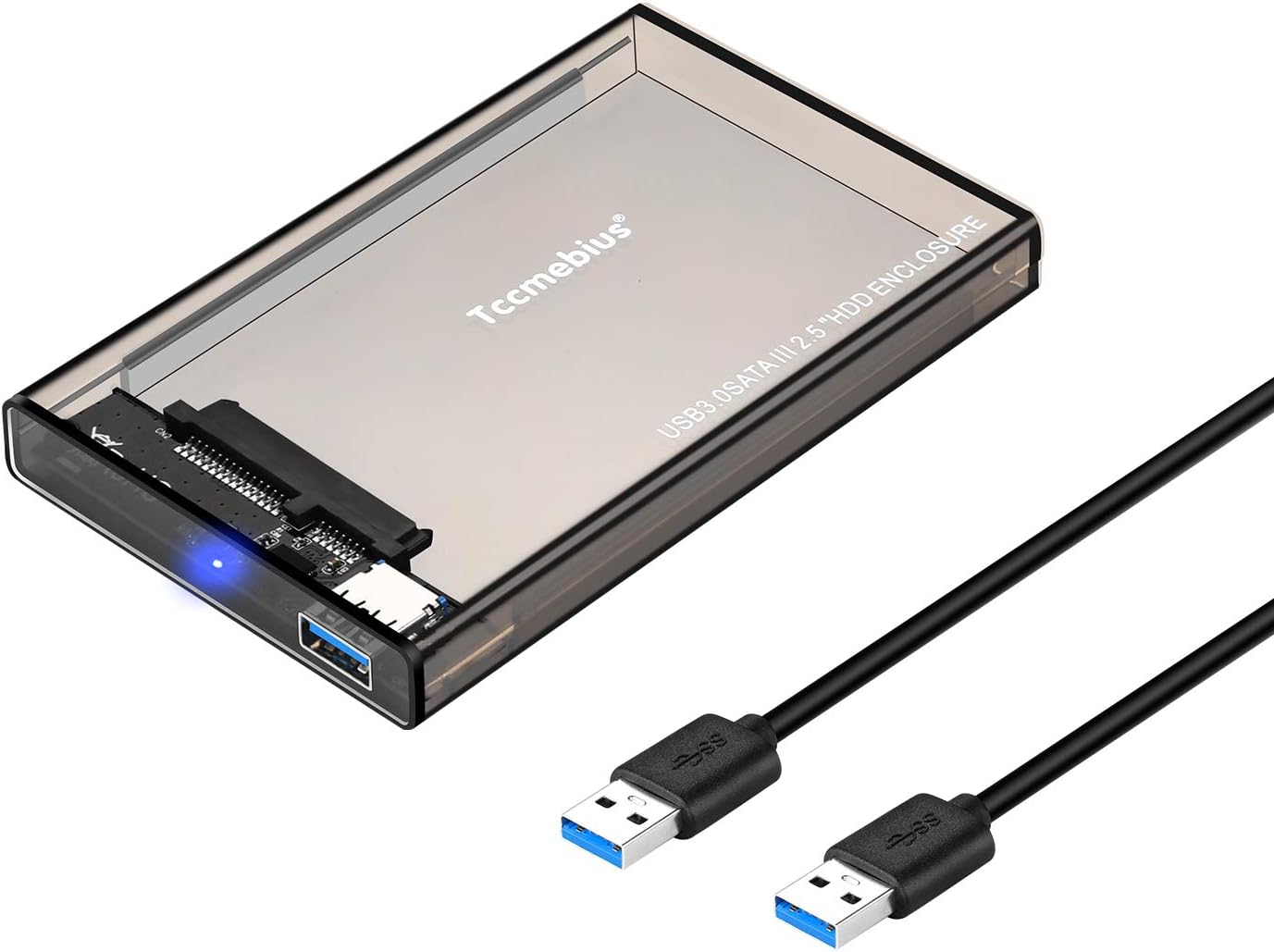 2.5'' SATA HDD Enclosure USB 3.0 - Tool-Free, UASP Supported