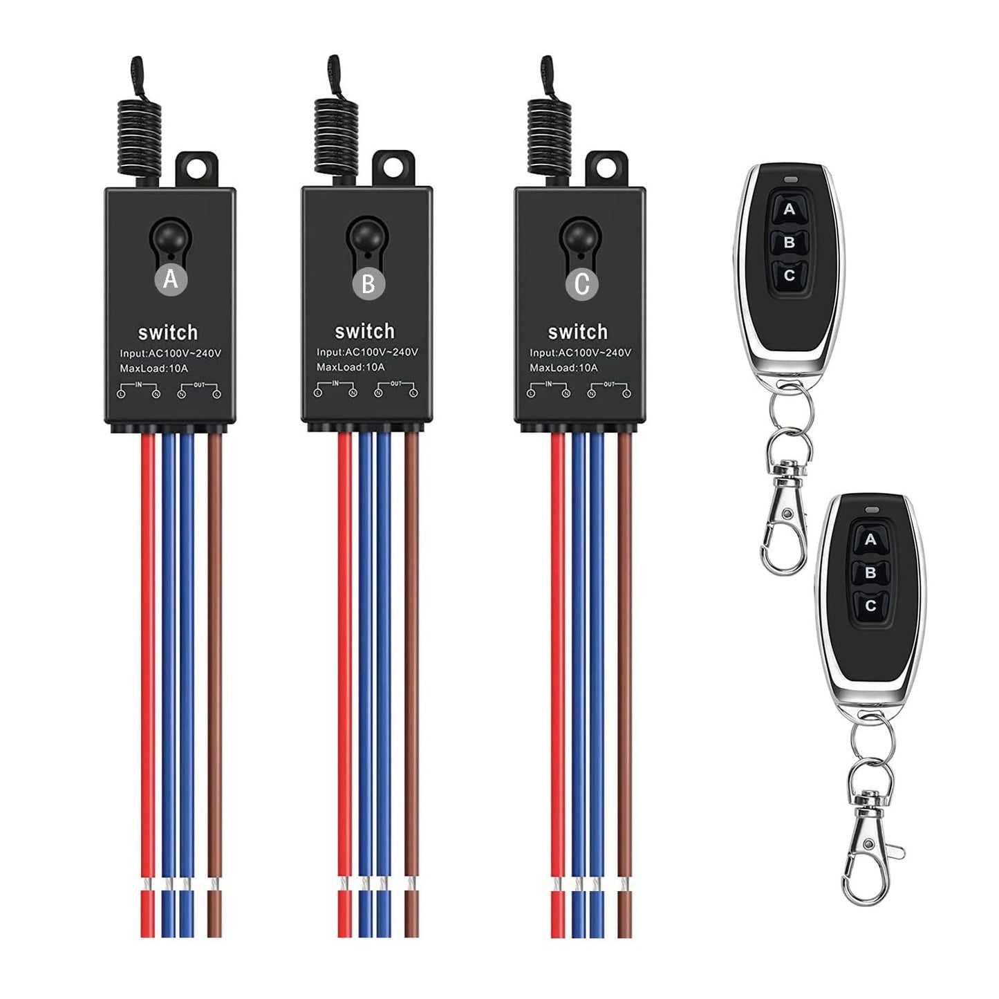 3 Way Mini Remote Control Switch for Easy Device Management