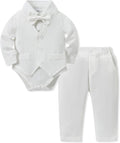 Baby Boy Formal Suit 0-24 Months - Soft Cotton Infant Gentleman Set at