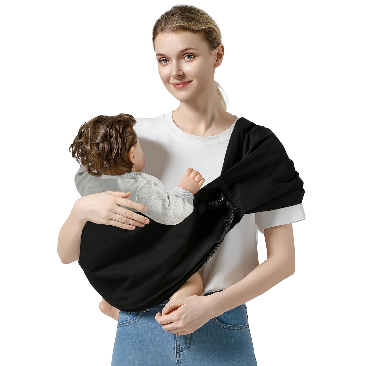 MISSWISDOM Baby Sling Carrier - Comfort for Newborns to Toddlers!