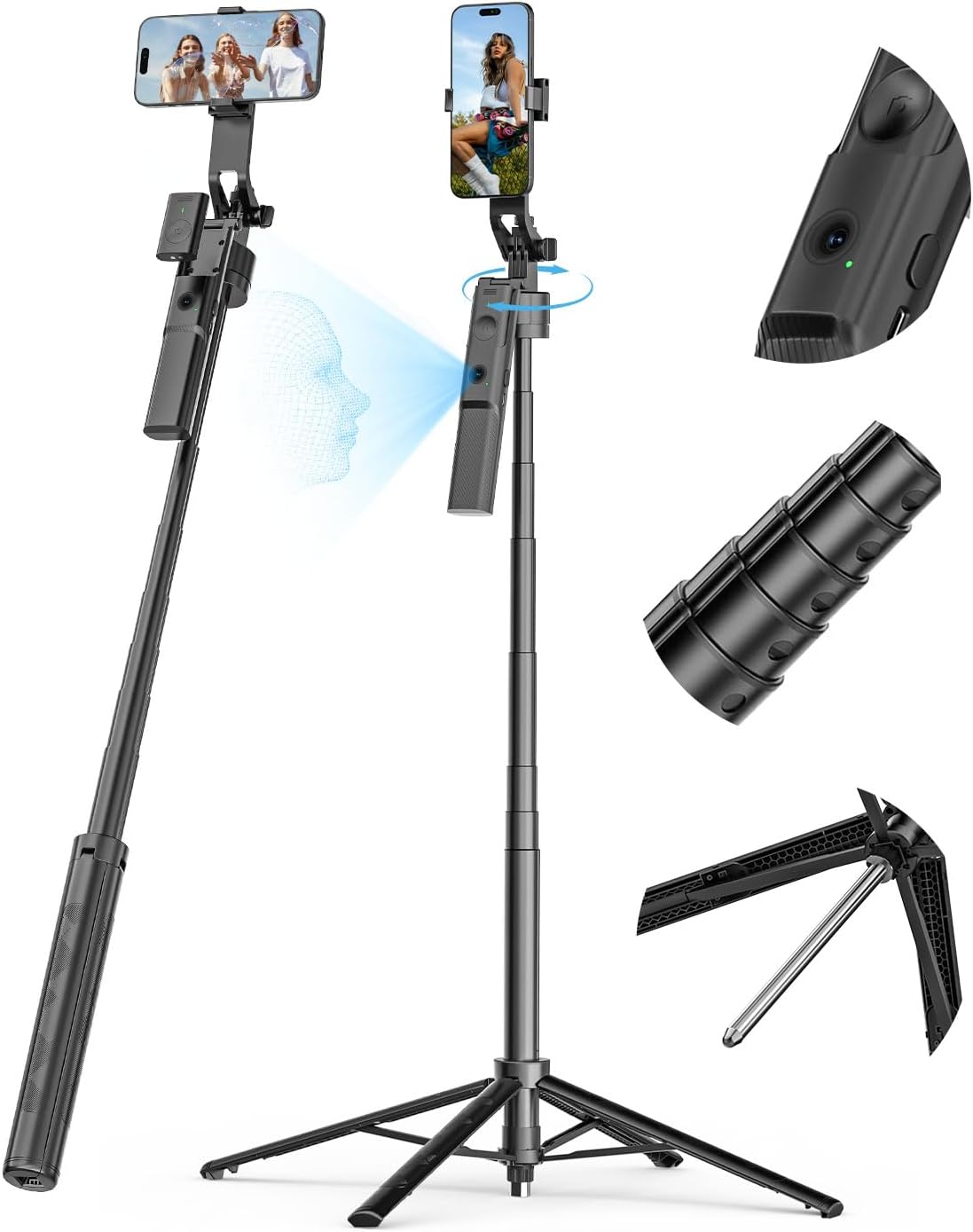 Auto Face Tracking Tripod for iPhone and Android Devices