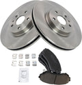 TRQ Front Brake Pad & Rotor Kit Compatible with 2008-2014 Cadillac CTS