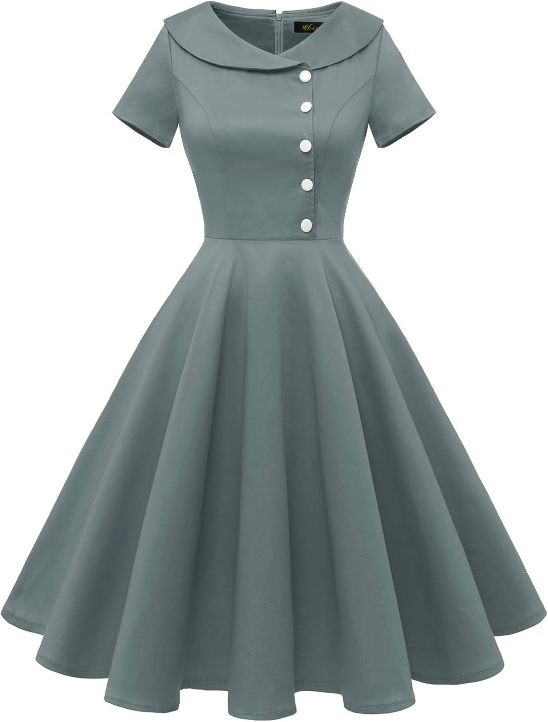 Wedtrend Women's 1950s Vintage Audrey Hepburn Style Dress