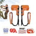 Tree Climbing Spikes Set with Cowhide Straps - Upgraded Comfort
