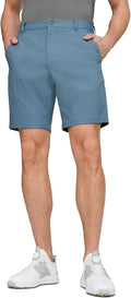 PUMA Men's Dealer Short 8 - Breathable Golf Shorts with UPF 50 Flat