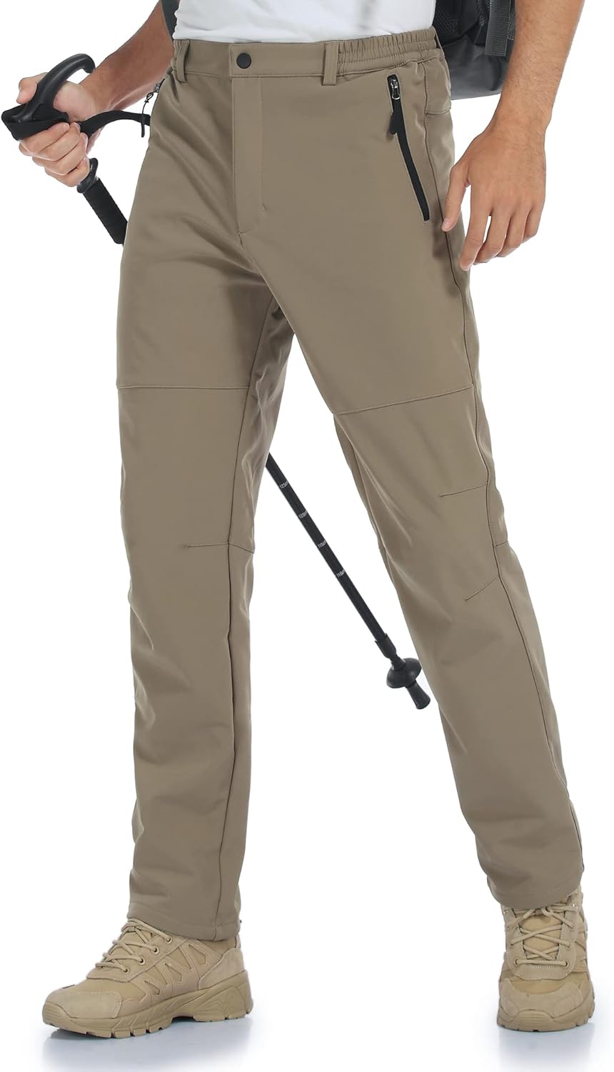 Warm & Waterproof Men's Ski Pants by GAXIDES