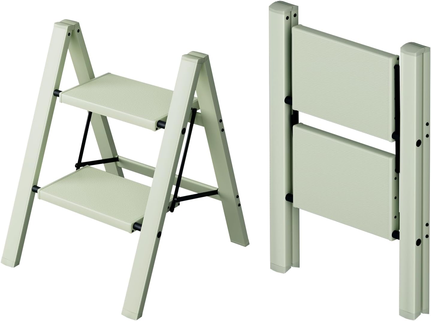 Taranta 2 Step Ladder - Lightweight Folding Stool for Home Use