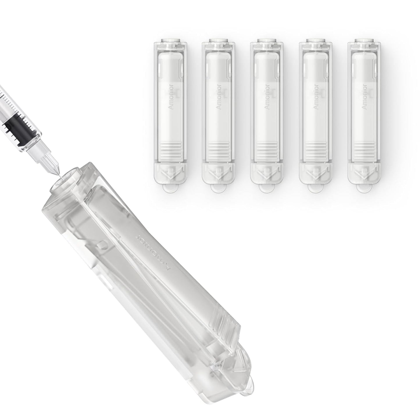 Sharps Container for Safe Needle Disposal - 5 Pack of Clips