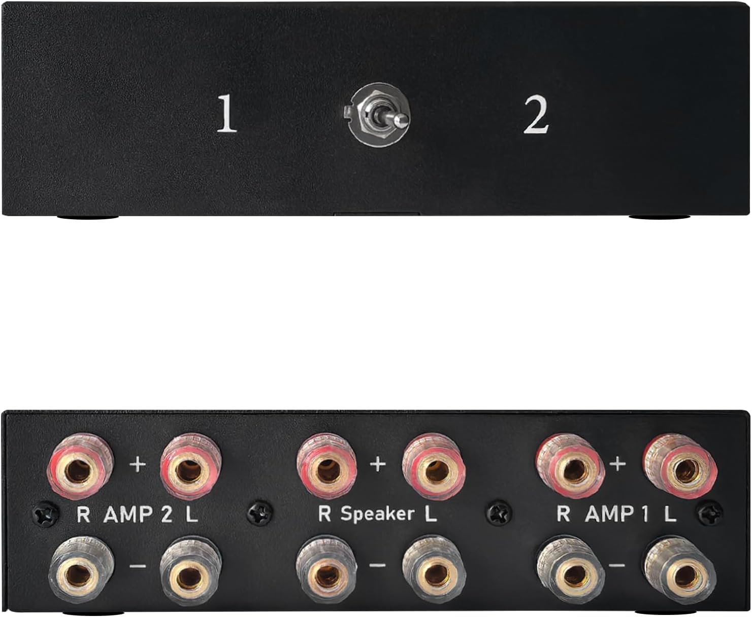 Y.D.F 2 Port Amplifier Speaker Selector for Home Audio Systems