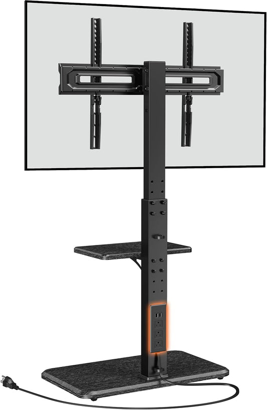 Perlegear Floor TV Stand - Maximize Space & Style!