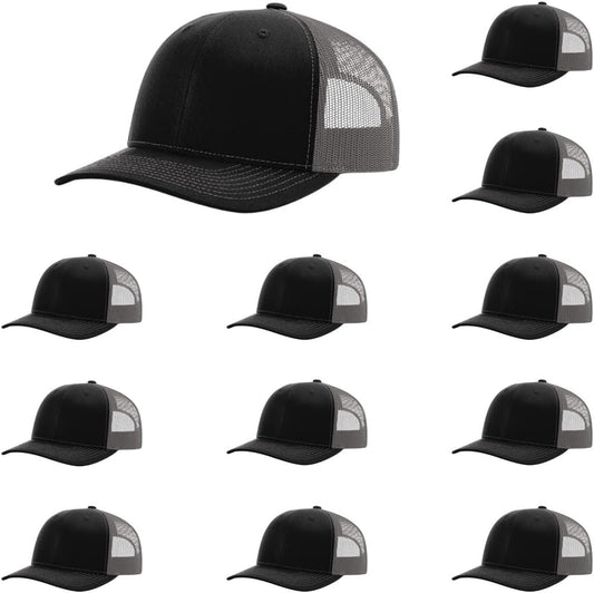 Richardson 112 Classic Six-Panel Adjustable Snapback Trucker Cap