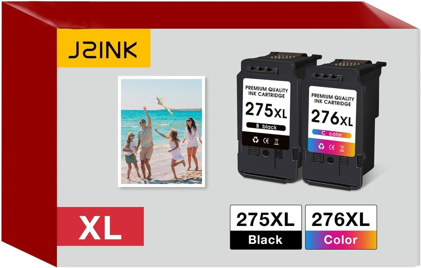 Cannon Ink 275 276 Combo Pack for Canon Printers - High Yield
