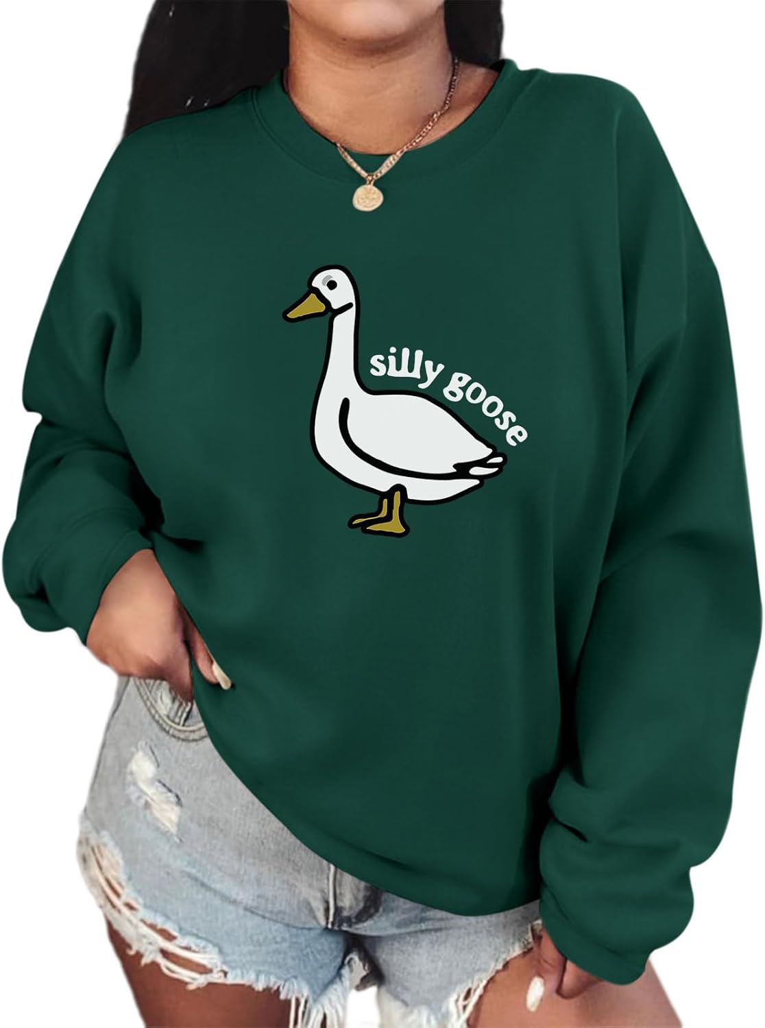 Duck Graphic Hoodie for Women - Cozy & Fun!