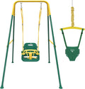 Taleco Gear 2 in 1 Toddler Swing & Baby Jumper - Foldable Indoor