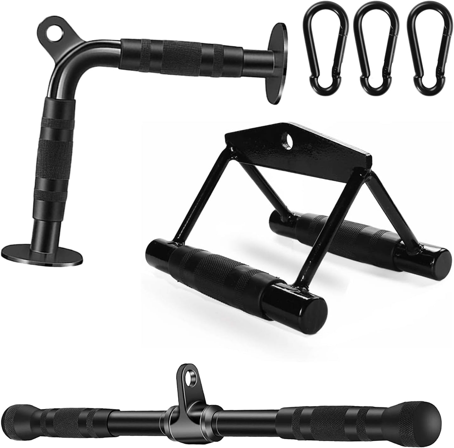 Cable Attachments for Gym - Versatile LAT Pulldown Set