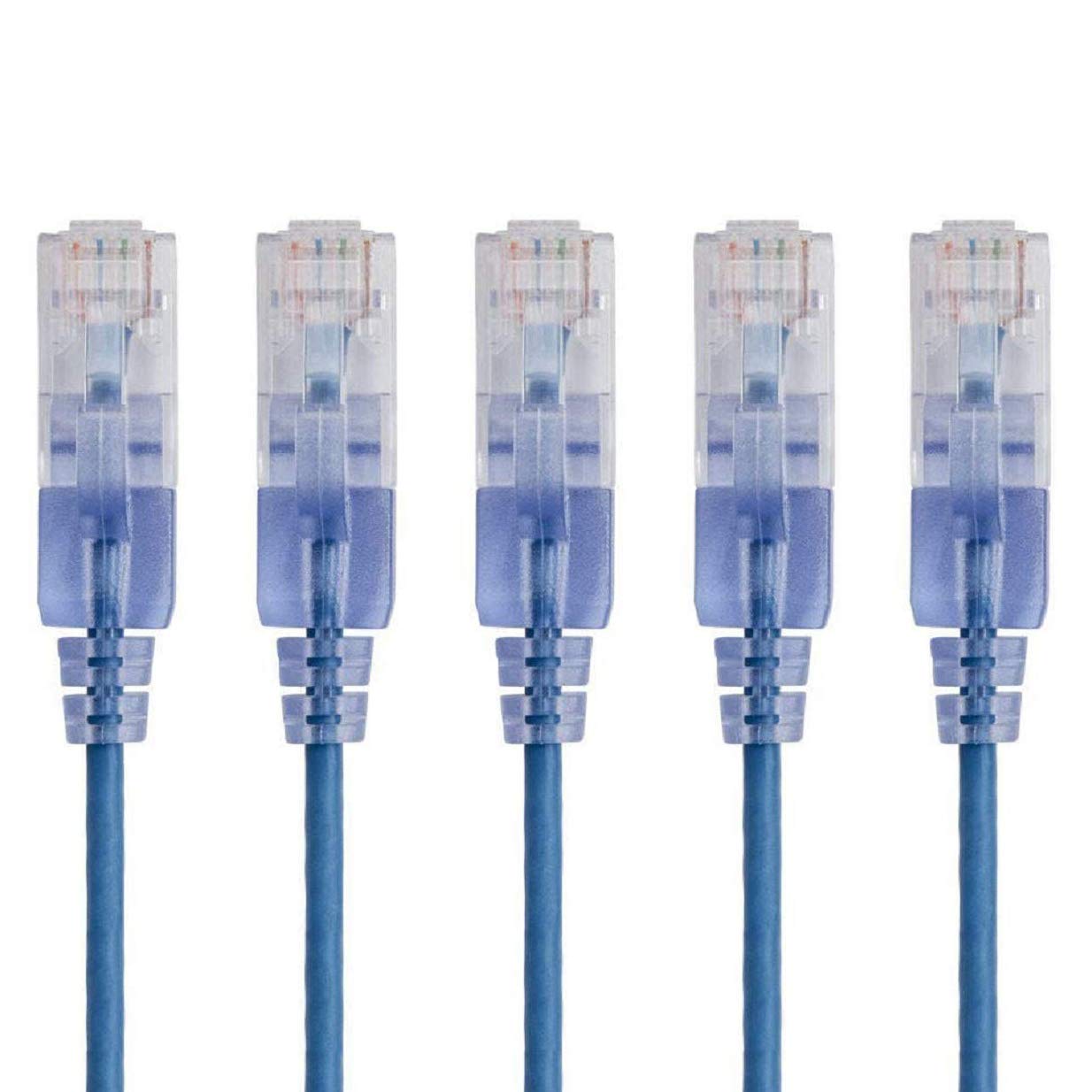 Monoprice Cat6A 25ft Blue Patch Cable for High Density Needs