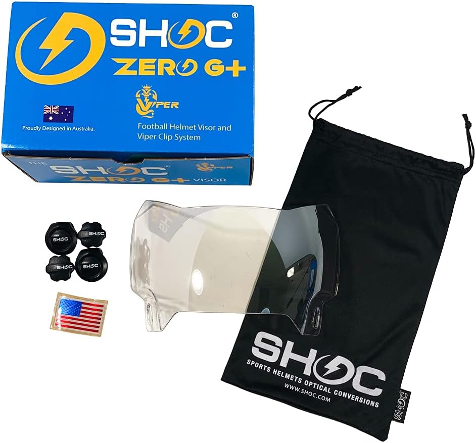 SHOC Zero G Plus Visor for Riddell SpeedFlex Football Helmets