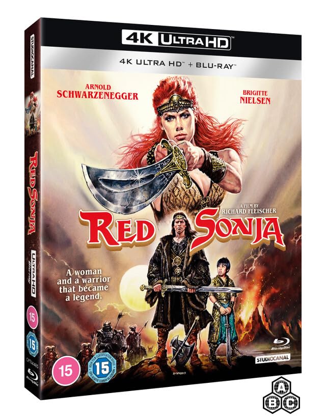 Red Sonja 4K UHD Blu-ray Region Free - Epic Fantasy Adventure