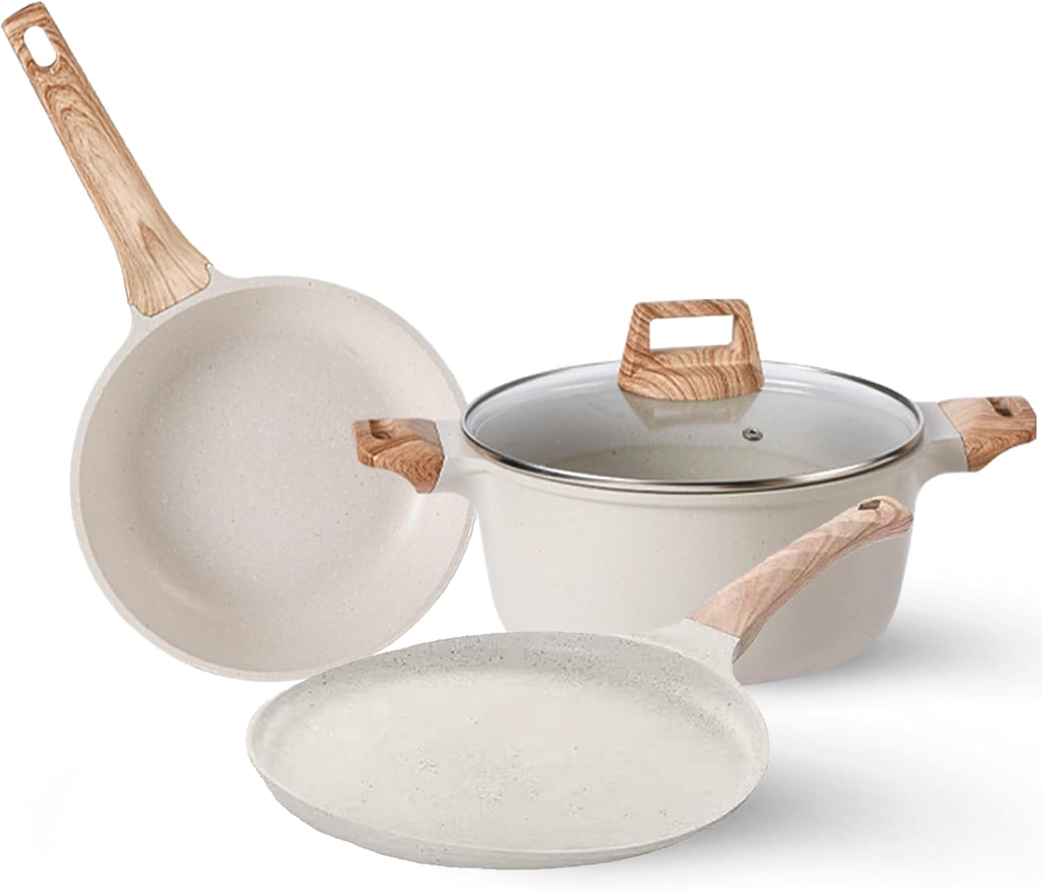 Nonstick Induction Cookware Set for Effortless Cooking Experience