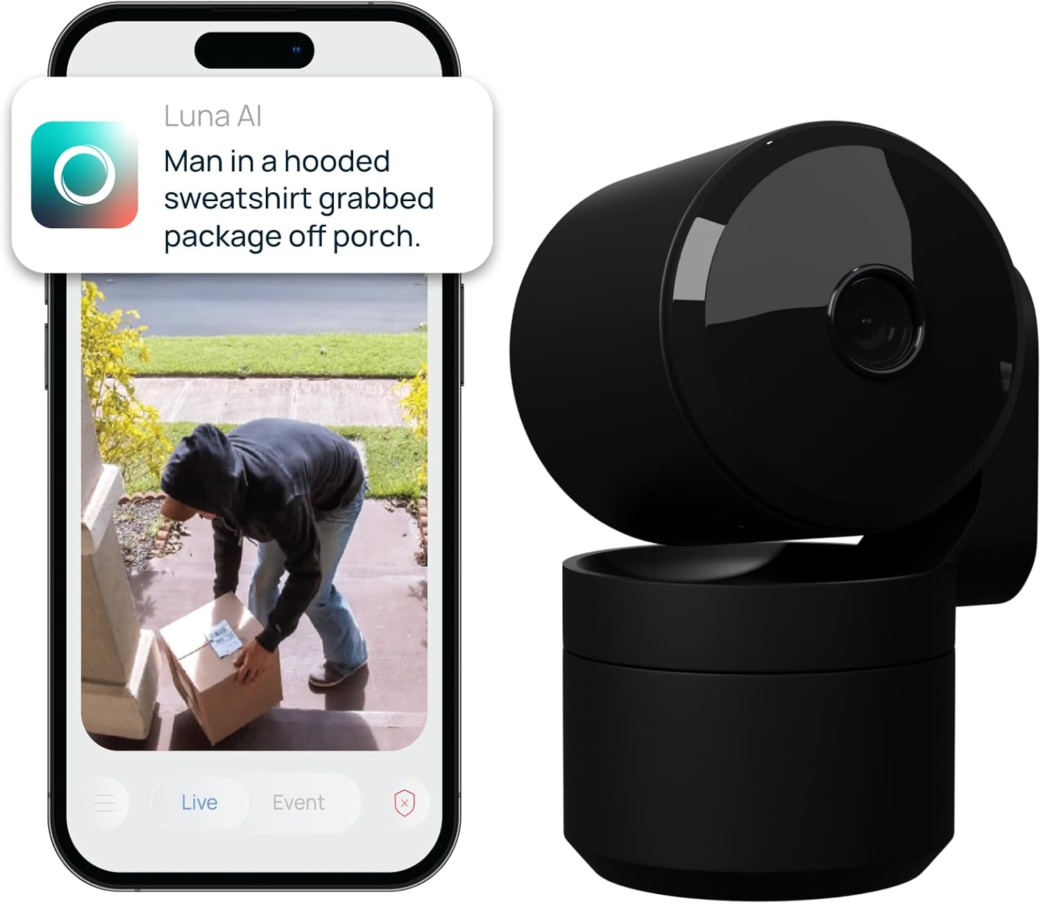 LUNA HOME: Smart AI Motion Camera for Total Protection