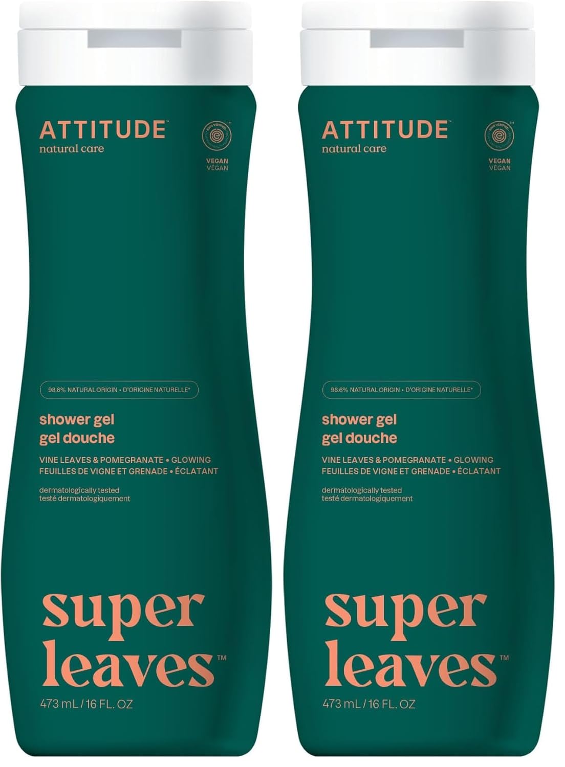 ATTITUDE Body Wash with Red Vine Leaves for Radiant Skin