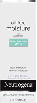 Neutrogena Oil Free Daily Facial Moisturizer SPF 15 - Lightweight