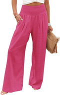 Angerella Womens Elastic High Waisted Palazzo Pants (Style D11R)
