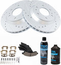 Front Brake Pad & Rotor Kit Ceramic Performance G-Coated - Reliable