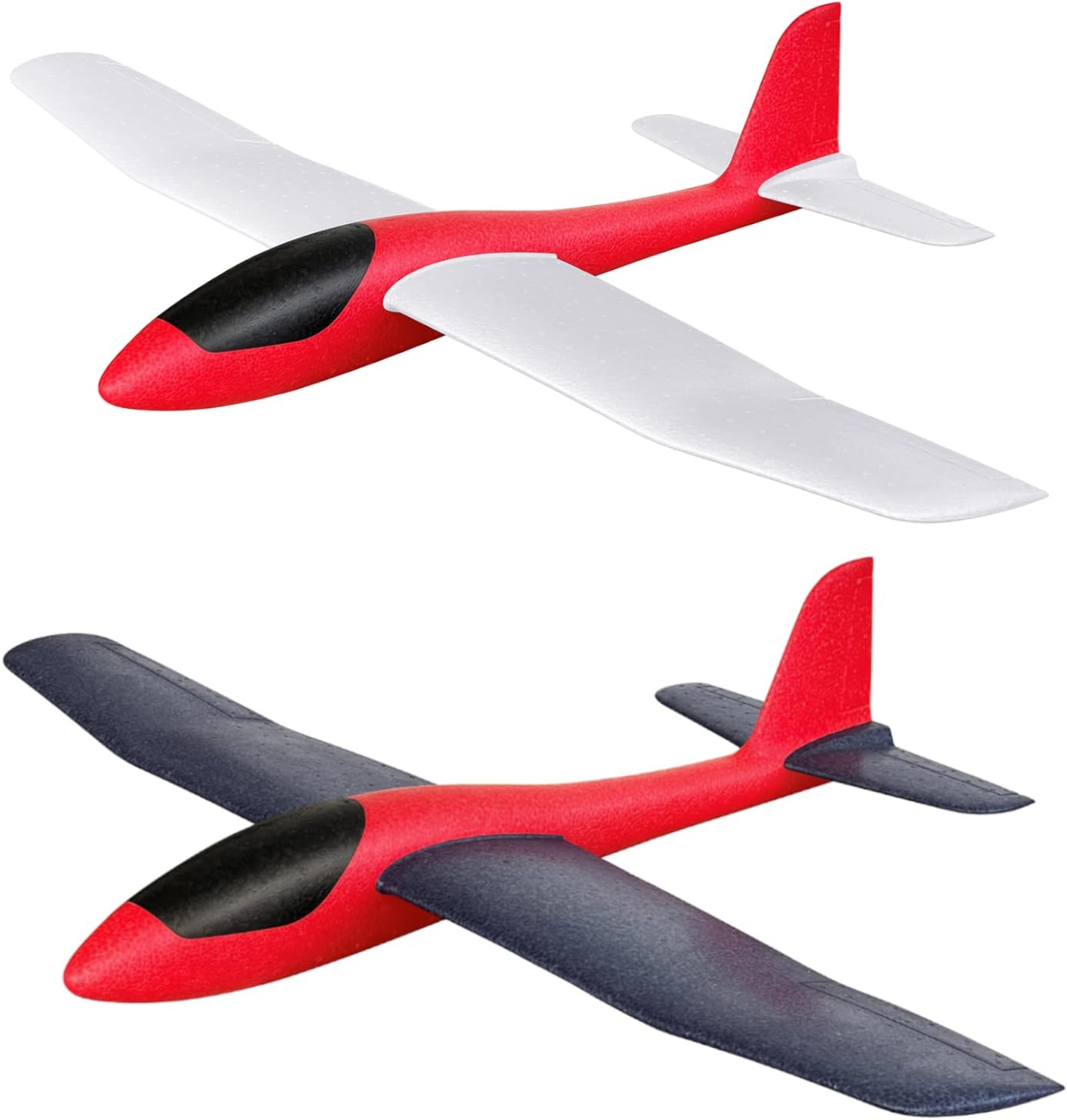HAWK'S WORK 2 Pcs Foam Glider - Super Large Airplane Toy