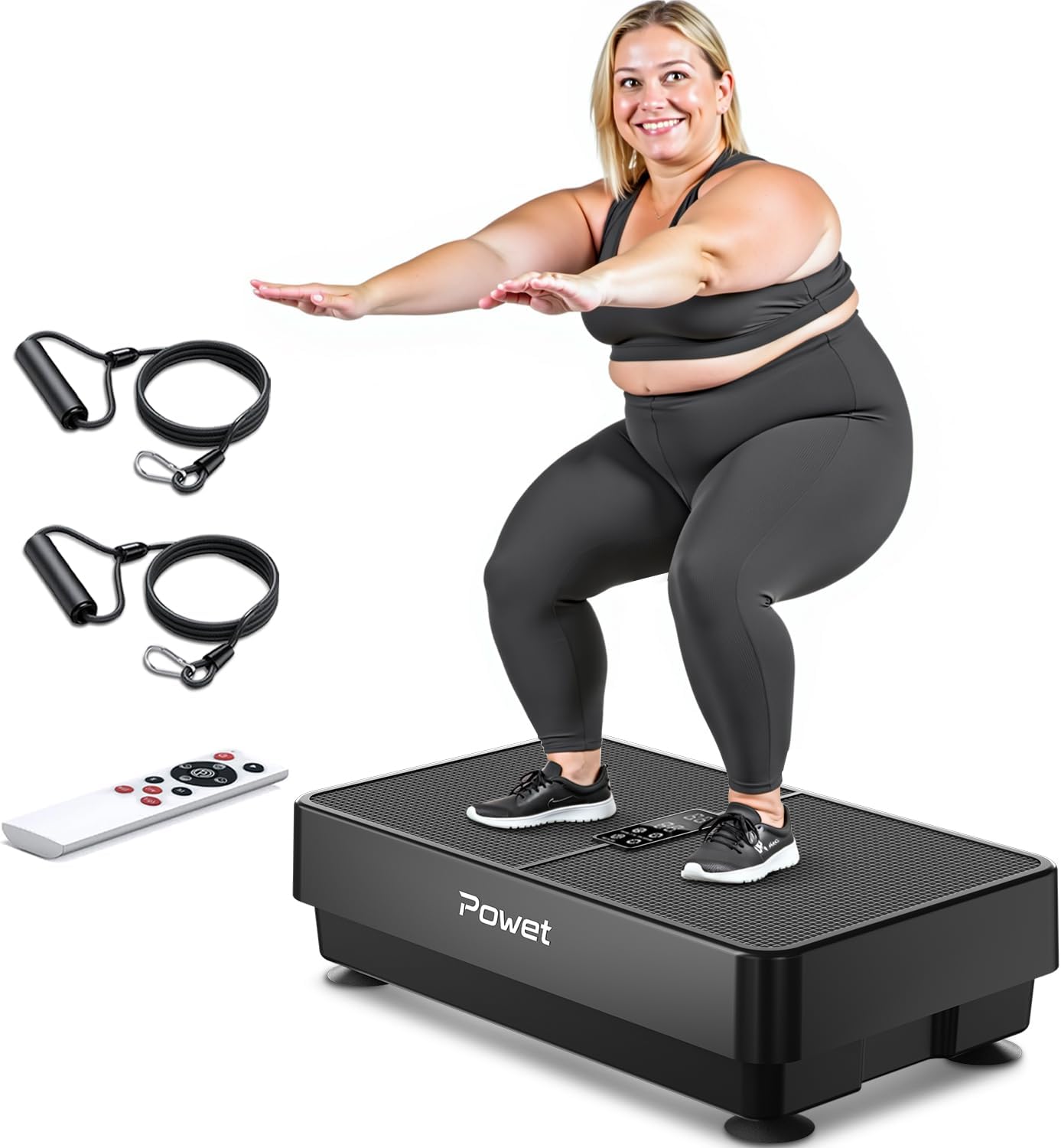POWET Vibration Plate: Weight Loss & Fitness Pro