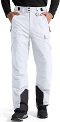 Men's Waterproof Snow Insulated Pants - Warm, Durable Ski Trousers F&S