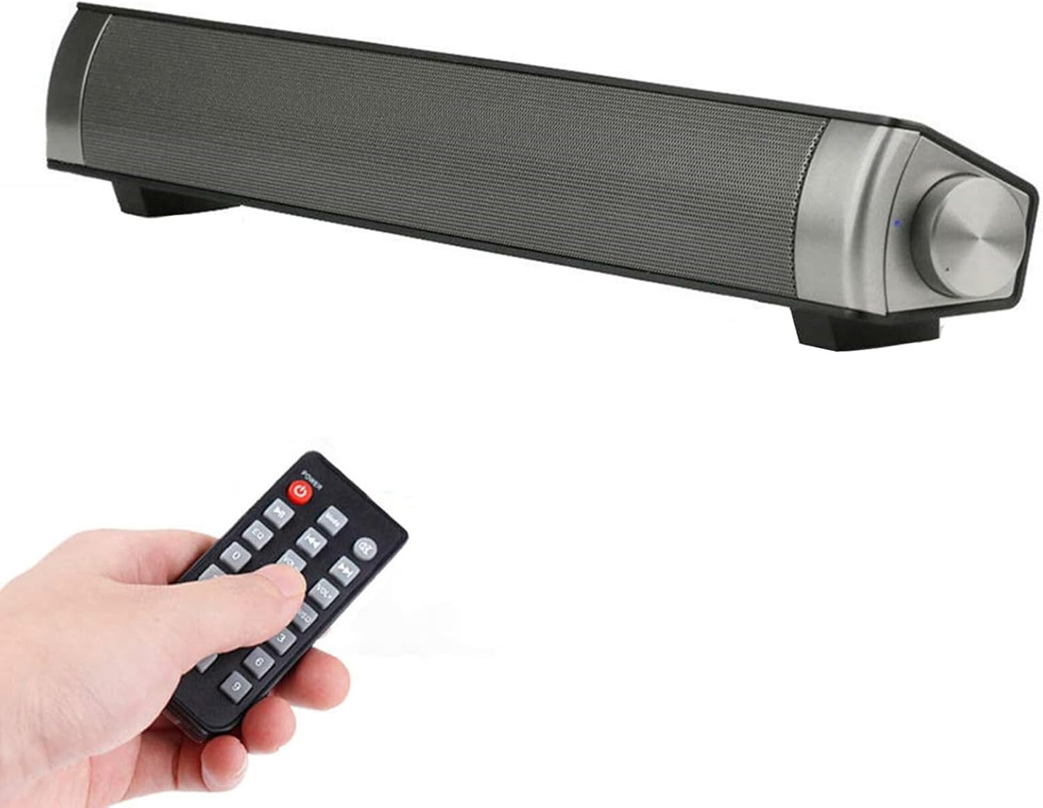 ASIYUN Mini Soundbar: Stereo Wired/Wireless Sound