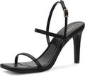 Women's Strappy High Heeled Sandals Open Toe - Comfy 9cm Stilettos