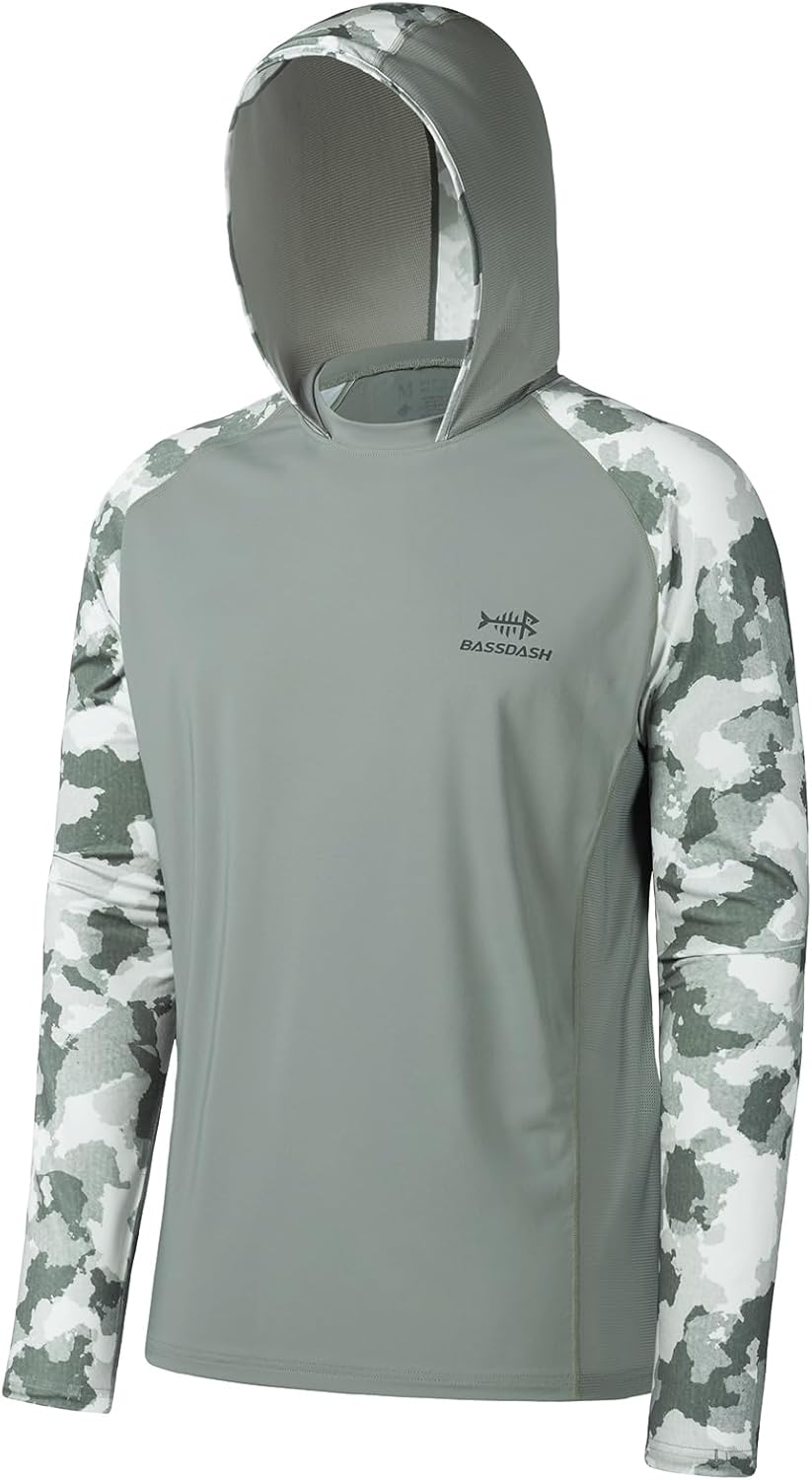 BASSDASH Cooling Camo Fishing Hoodie